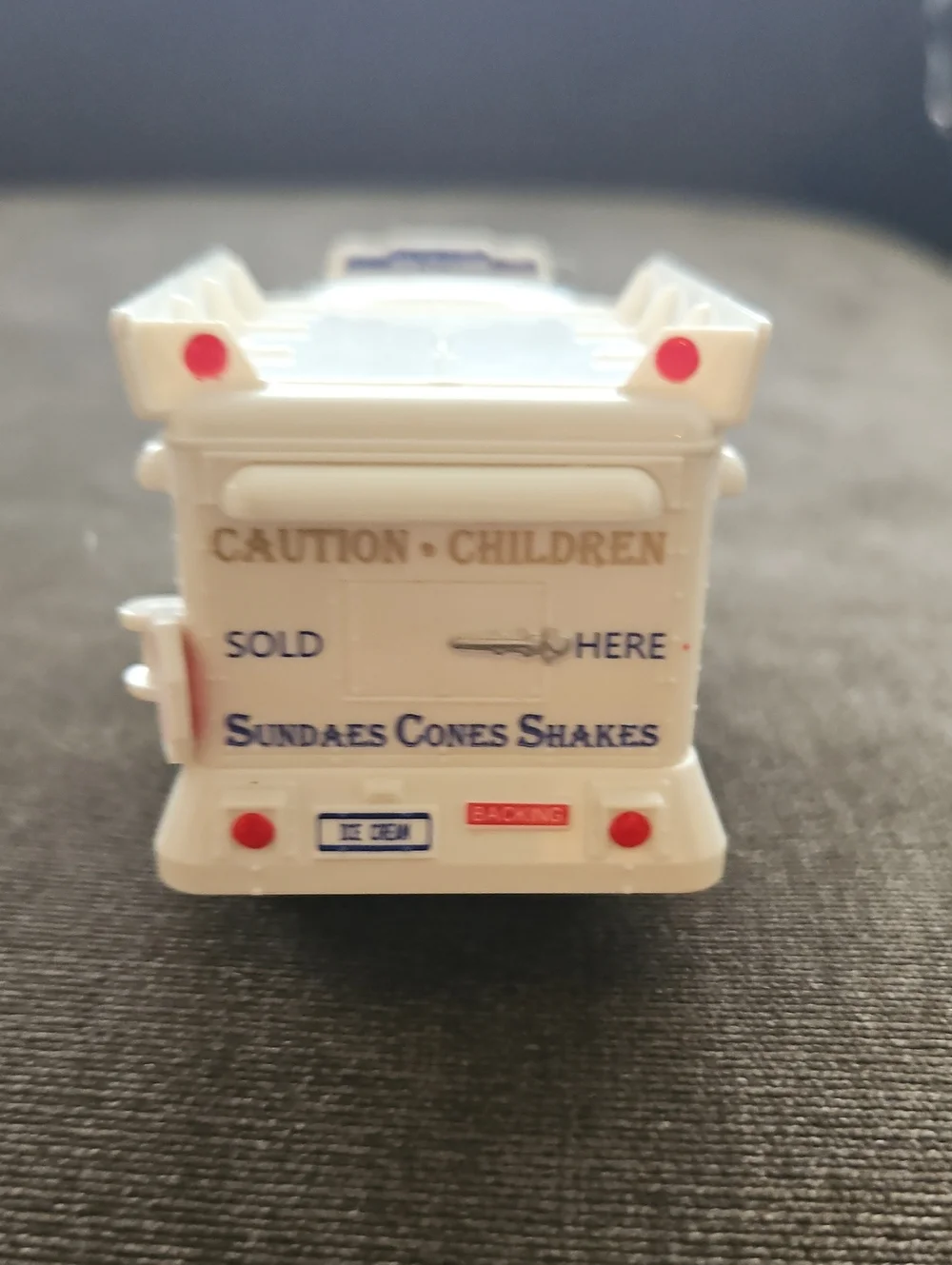 Ice Cream Truck Toy in White & Blue